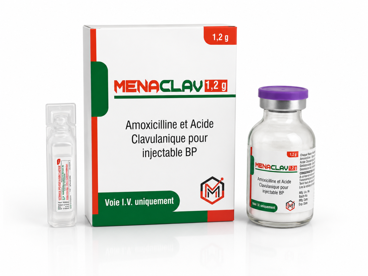 MENACLAV 1.2 g Injection